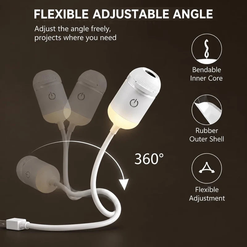 Portable Mini USB Starry Sky Galaxy Projection Lamp – LED Night Light