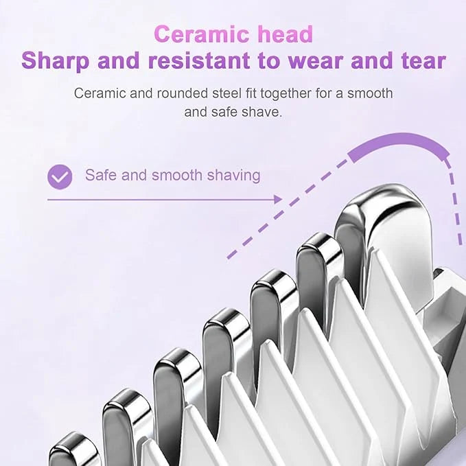 Double Head Electric Shaver – Rechargeable Women’s Portable Razor