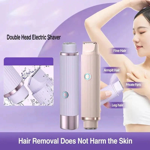 Double Head Electric Shaver – Rechargeable Women’s Portable Razor